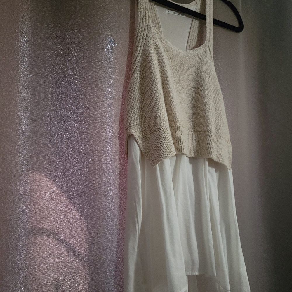 Layered flowy Anthropologie tank